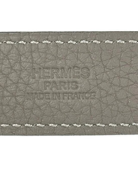 HERMES Etrivière Dubretour Etoupe Taurillon Clemence Square O Belt main image 8